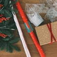 thumbnail image 5 of 2 tubos de herramientas para cortar papel de regalo navideño, cortador de papel de regalo, estante de almacenamiento y dispensador con integrado (verde + negro), 5 of 5