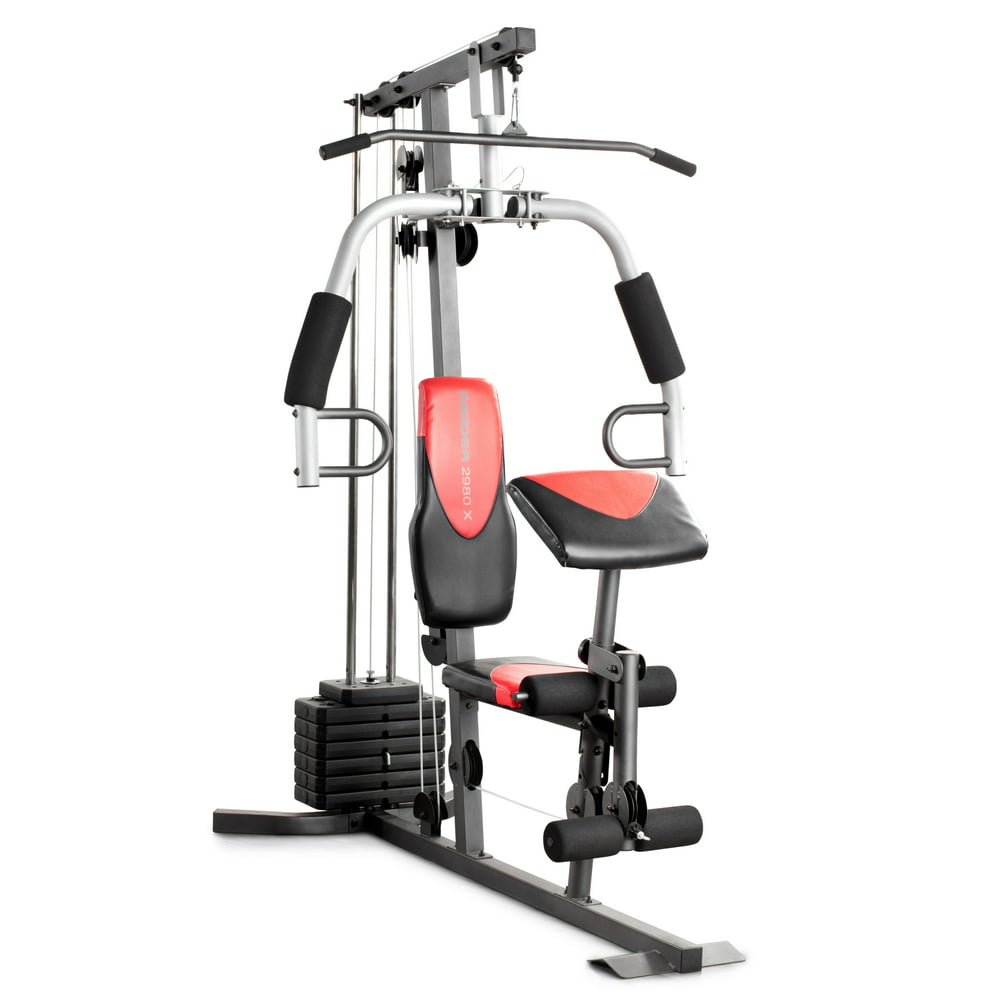 Weider 2980 X Home Gym System With 80 Lb Vinyl Weight Stack
