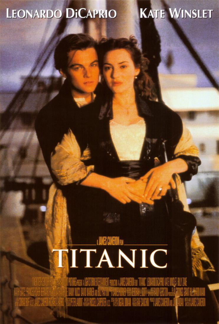 TITANIC Movie PHOTO Print POSTER Film Art Leonardo DiCaprio Kate Winslet 008