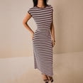 thumbnail image 2 of TaTaai Women‘s Lace-Up Beach Dress, Knit Crochet Slit Maxi Dress, V-Neck Sleeveless Solid Color Dress,Bodycon Summer Cover Up Gift, 2 of 7