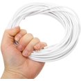 thumbnail image 4 of Generic Picture Hanging Wire Curtain Rope Screw Eyes Hooks, Metal PVC, 4 of 6