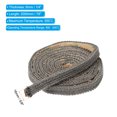 thumbnail image 2 of Junta de Estufa de Madera Uxcell 5/8" x 1/4" x 79" Sello de Cuerda de Fibra Cerámica Gris, 2 of 6