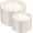 Clear Gold, variant on 200 Pcs Gold and Ivory Plastic Disposable Plates Set, Includes 100 10’’ Dinner Plates and 100 7’’ Dessert Plates, Ideal for Birthday Parties, Weddings, Celebrations, and Events