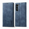 thumbnail image 2 of SaniMore for Samsung Galaxy S24 Plus 2024 Case, Prumiem PU Leather Wallet Kickstand Cover Magnetic Flip Design Card Slots Shockproof Anti-drop TPU Full Body Protective Shell For Galaxy S24 Plus,Blue, 2 of 8