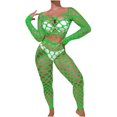thumbnail image 2 of LSLJS Lingerie Érotique pour Femmes, Robe Tube Aguichant en Maille à Haute Élasticité, Ajourée, à Strass, Ensembles de Lingerie, 2 of 3