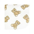 thumbnail image 3 of Hudson Baby Flannel Cotton Washcloths, Teddy Bears 10 Pack, One Size, 3 of 7