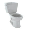 thumbnail image 2 of TOTO® Drake® Two-Piece Elongated 1.6 GPF ADA Compliant Toilet with Bolt Down Tank Lid, Cotton White - CST744SLB#01, 2 of 6
