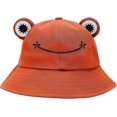 thumbnail image 1 of Sombrero de rana, sombrero de cubo para el sol para mujer, sombrero de cubo de rana, sombrero de cubo transpirable plegable para verano al aire libre para mujer, 1 of 5