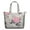 Grey-6, variant on Watercolor Flower Pattern Weekender Bag, Spacious Carry-On Tote with Secure Zipper Closure for Women