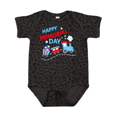 

Inktastic Happy Memorial Day Train Gift Baby Boy or Baby Girl Bodysuit