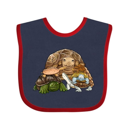 

Inktastic Cute Pile of Turtles Gift Baby Boy or Baby Girl Bib