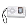 thumbnail image 3 of AM FM Radio Silver Gray Pocket Size AM FM Compact Simple Design AA Battery Powered Pocket Radio for Parents Grandparents, 3 of 5