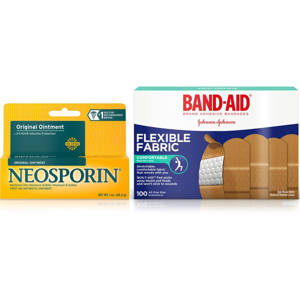 Band Aid Brand Flexible Fabric Adhesive Bandages For Minor Wound Care