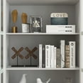 thumbnail image 6 of MONSLIPA 70"H Bookcase with Drawers, Display Storage Cabinte with Glass Door for Living Room, 6 of 7