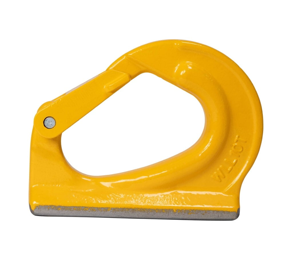 1/2” Self-Locking Swivel Hook – Grade 80 Steel, 12,000 Lbs Working Load Limit, Yellow Painted