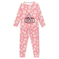 thumbnail image 3 of DISNIMO Dog Flower Kids Pjs Set Long Sleeve Pj Top and Pants Set Cute Sleepwear 7-8T 2 Piece Girls Pajamas Set Kids & Boys Pajama Big Boys Girls Nightwear Set Night wear, 3 of 7