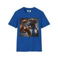 thumbnail image 2 of Muscle Boxer with Tie Unisex Softstyle T-Shirt, 2 of 10