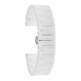 thumbnail image 2 of Full Ceramic Link Wristwatch Strap Stainless Steel Clasp Buckle 16mm/18mm/20mm/22mm - Black, 20mm, 2 of 4