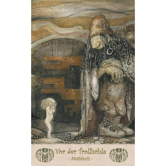 Vor der TrollhÃ¶hle - Notizbuch (Trolle und Goblins): Notebook, Fantasy, Fantasie, Fee, MÃ¤rchen, Saga, Sage, nordisch, El, (Paperback)