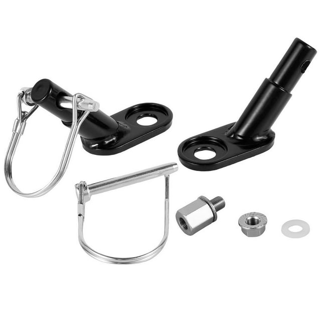 CNKOO Kit de Coupleur de Remorque de Vélo 2 Pcs Connecteur d'Attelage de Remorque de Vélo en Acier Inoxydable Coupleur de Vélo Robuste pour Remorques de Vélo