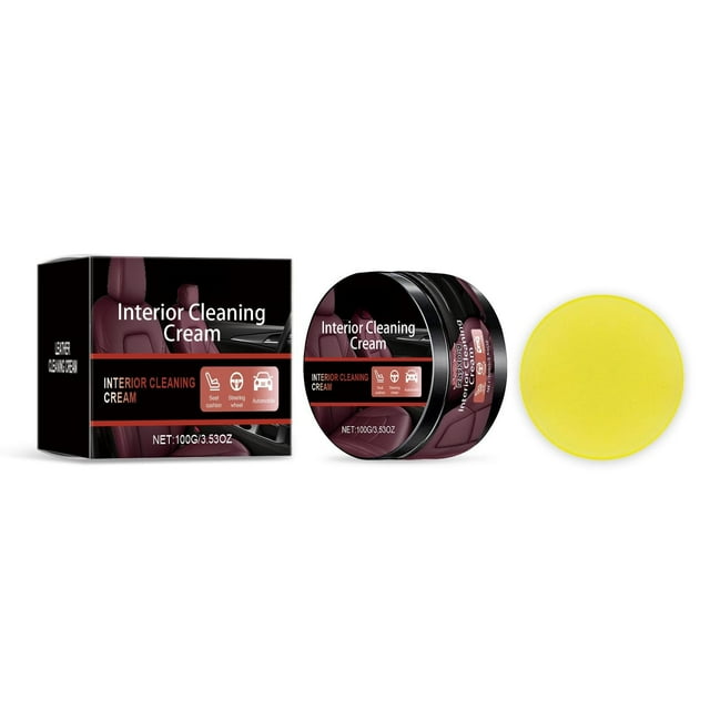 Car Leather Care Purpose Cleaner Conditioner & Polish for Car Interior Seats Shine Softens & Leather Vinyl & Plastic