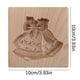 thumbnail image 3 of Xihbxyly Cortador de Pan de Jengibre de Madera, Diseño de Patrón Grabado, Fácil de Limpiar, Perfecto para Galletas, Pastel de Miel y Pan de Jengibre, Divertido Horneado Diy, Gran Idea de Regalo, Jueg, 3 of 3