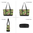 thumbnail image 6 of FORMRS Canvas Laptop Tote Bag for Women with 15.6" Computer Compartments Shoulder Handbag, Game Day Footballs, 6 of 7