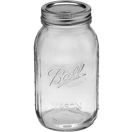 Canning jar for making an herbal tincture. 