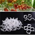 thumbnail image 2 of 100 Pcs Plant Clips Plant Clips Plant Clips Ideal For Securing Plants Supports Planting - White, 2 of 6