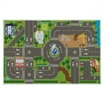 thumbnail image 1 of Kids Play Mat Road Map Educational Rug 19.7in Non‑Slip Washable Floor Carpet for Bedroom Playroom Living Room Interactive Activity Learning Rug with City Streets Game Pattern for Play and Discovery, 1 of 4