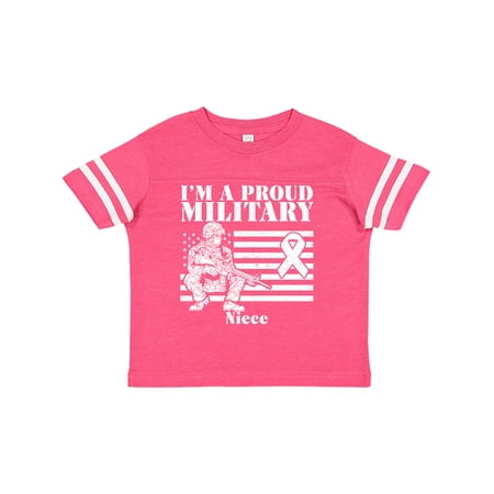 

Inktastic Proud Military Niece Red Friday Gift Toddler Toddler Girl T-Shirt
