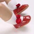 thumbnail image 4 of JAJAHO Baby Toddler Girls Sandels Pu Leather First Walking Shoes Summer Soft Sole Flat Sandels Flexible Barefoot Footwear, 4 of 8