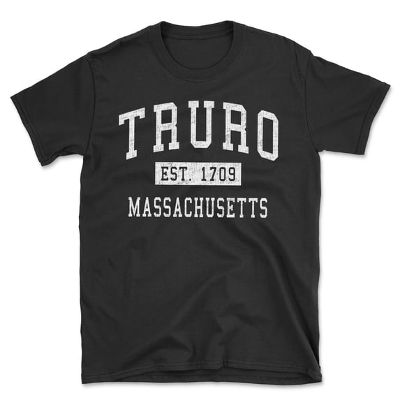 Truro Massachusetts Classic Established Men's Cotton T-Shirt