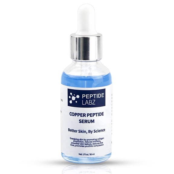 Copper Peptide GHK-CU Serum with Hyaluronic Acid and Raw Aloe Anti Wrinkle 1 fl oz