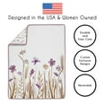 thumbnail image 4 of Sweet Jojo Designs Watercolor Floral Garden Purple Girl Crib Bedding Set 4 Piece, 4 of 6