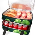 thumbnail image 5 of Saint Patrick's Day Double Layered Insulated Lunch Bag with Two Compartments, Large Capacity, Refrigerated, Hand-Carried - 7.1x11.4x16.1 Inches, 5 of 6