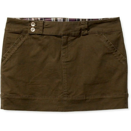 Op - Juniors' Twill Mini Skirt