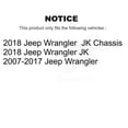 thumbnail image 2 of CMX Rear Disc Brake Rotors Pair for Car Jeep Wrangler JK K8-100702, 2 of 8