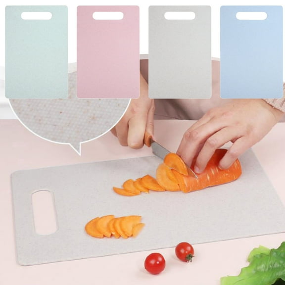 kcavykas Cutting Boards Bamboo Wood Cutting Board Garlic Grinding Fruit Cutting Board Home Kitchen Foolproof Cutting Board Baby Food Supplement Fruit Cutting Board Non-slip Chopping Board