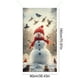 thumbnail image 3 of Cubierta de puerta de Navidad 35 x 71 pulgadas | Decoración navideña de poliéster | Banner de puerta de Navidad multicolor festivo para el hogar | Duradero, fácil de instalar, se adapta a puertas, 3 of 6