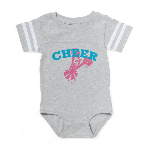 CafePress - Cheer - Cute Infant Baby Football Bodysuit
