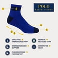 thumbnail image 2 of POLO RALPH LAUREN Men's Classic Sport Multi-Color Socks-6 Pair Pack-Athletic Comfort Cushioning, Twisted Stripe (Ankle), 6-12.5, 2 of 3
