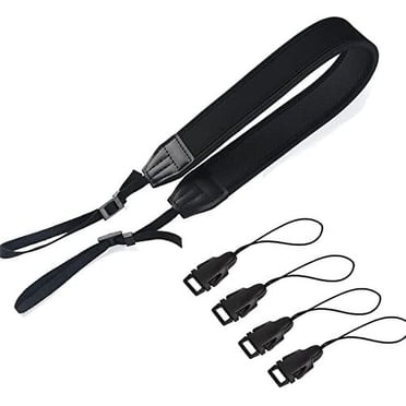 Camera Neck Strap, DSLR Shoulder Strap Sling Belt Neoprene Padded Black Black Black