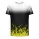 thumbnail image 4 of Mens Casual Pantalones Cortos Cuello Redondo Gradación Impresión Suéter Camiseta, Blusa Deportiva de Fitness para Hombres, 4 of 5