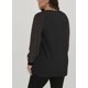 thumbnail image 2 of Blusa Eytino para mujer, talla grande, casual, cuello redondo, encaje, 4 veces, negra, 2 of 6