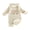 Apricot, variant on Cjfdfy Newborn Baby Girl Fall Outfit New To The Crew Romper Ribbed Waffle Knit Long Sleeve Bodysuit And Headband Set Preemie Cute Coming Home Fall Winter Outfit