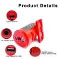 thumbnail image 3 of HLONK M12 Battery Converter Type-C+12V DC Dual Output | Compatible with Milwaukee M12 Tools | 5V USB/12V DC/PD Fast Charging Triple Interface | Camping Emergency Power Supply, 3 of 4