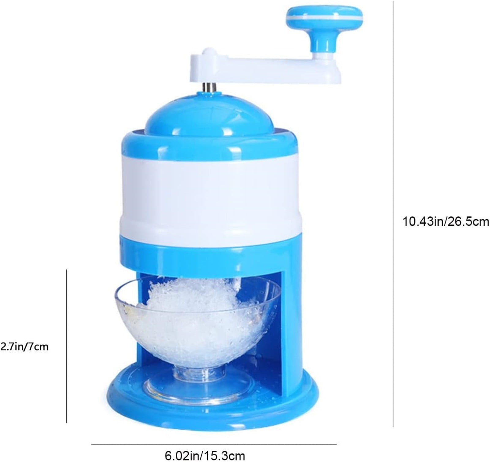 SLUOHZXI Ice Shaver and Snow Cone Machine, Premium Portable Ice Crusher - BPA Free