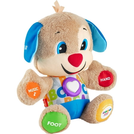 Fisher-Price Laugh & Learn Smart Stages Puppy Plush Learning Toy for Baby, Infants and Toddlers
