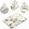 thumbnail image 4 of Dish Drying Mat for Kitchen Counter, Beautiful Feverfew Microfiber Kitchen Dish Mat Super Absorbent Dish Drainer Mat Heat-resistant Kitchen Counter Mat, 16x18 Inch, 4 of 7